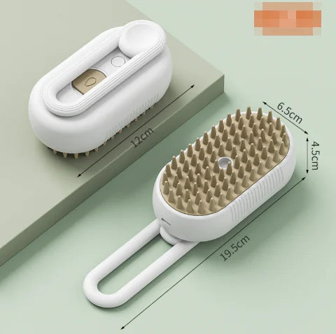 3-in-1 Cat Steam Brush with Foldable Handle