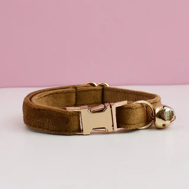 Velvet Cat Collar